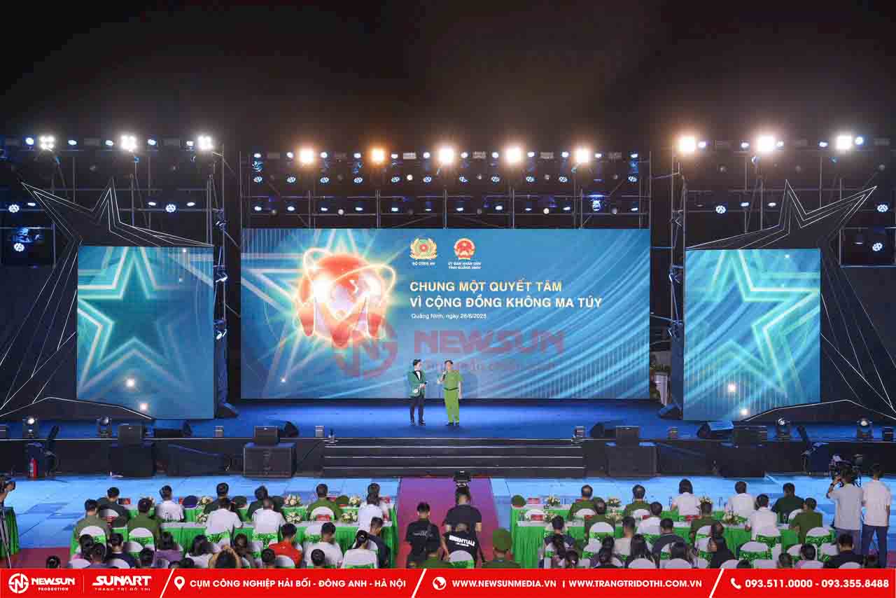 Thi Công Sự Kiện Toàn Dân Phòng Chống Ma Túy 2025
